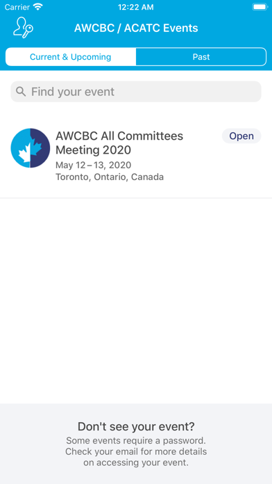 How to cancel & delete AWCBC / ACATC Events from iphone & ipad 1