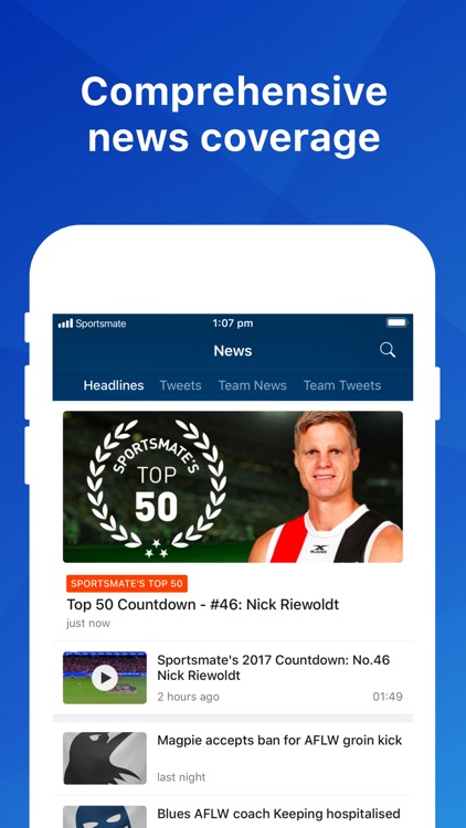 Footy Live: AFL Scores & Stats