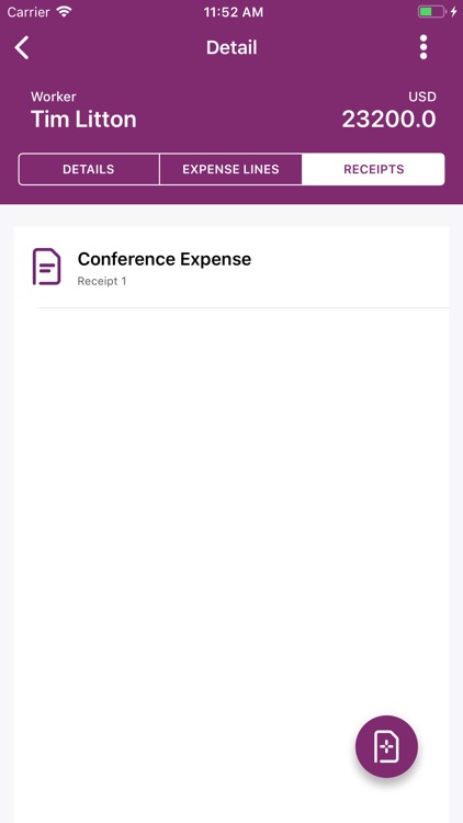 Dynamics AX 2012 Expenses App screenshot-3