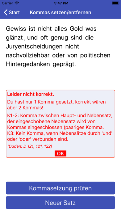How to cancel & delete Kommaregeln Deutsch from iphone & ipad 3