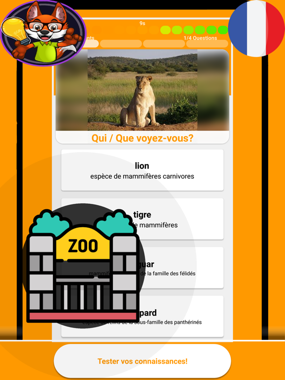 Screenshot #6 pour ZooGame Quiz (français)