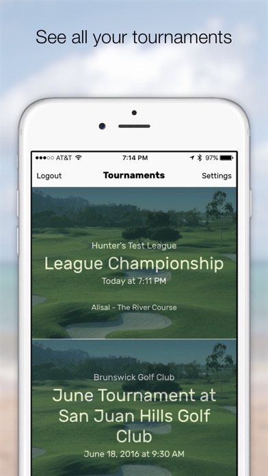 How to cancel & delete EZ Golf League from iphone & ipad 1