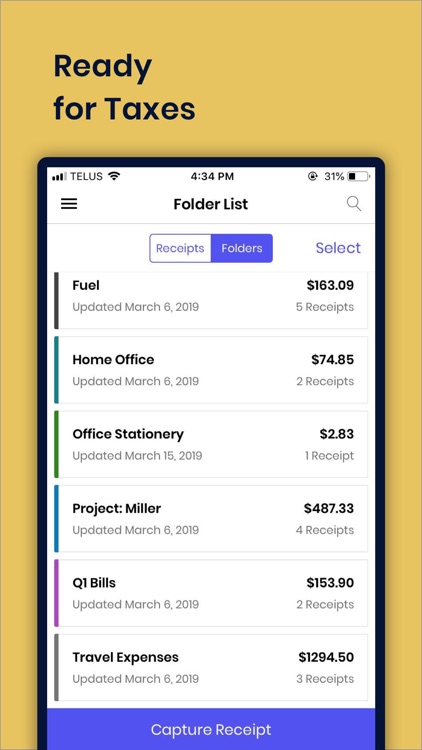 Receipt Rover: Track Receipts