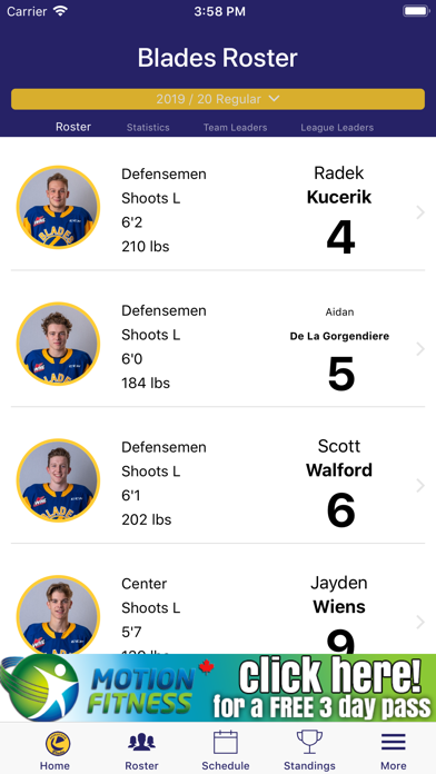 Saskatoon Blades Official App screenshot 3