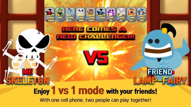 Jumping Ninja Battle - 2Player screenshot-4