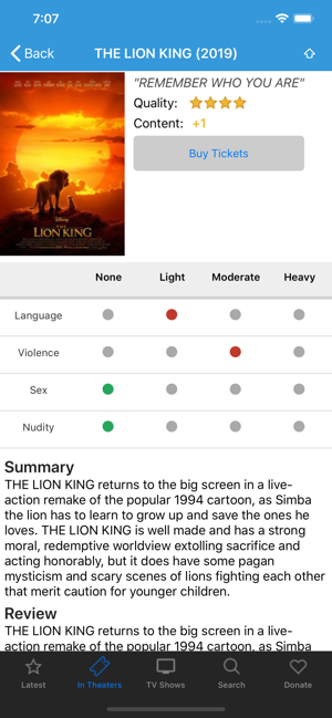 Movieguide® Lite Movie Reviews(圖2)-速報App