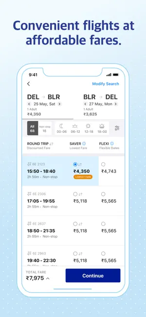 Screenshot 2 IndiGo - Book Flight Ticket iphone