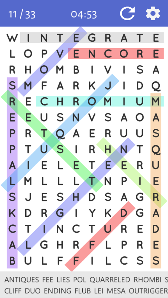 Word Search On Iphone