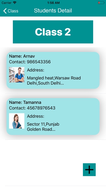 Students Contacts