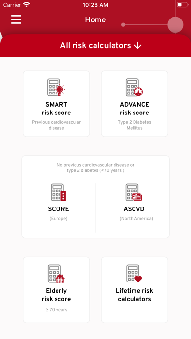 ESC CVD Risk Calculation screenshot 2