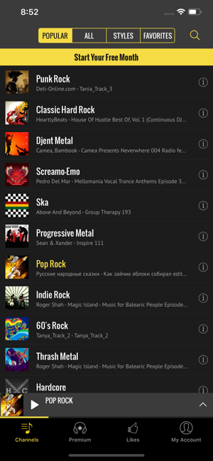 Rock Radio - Curated Music(圖2)-速報App