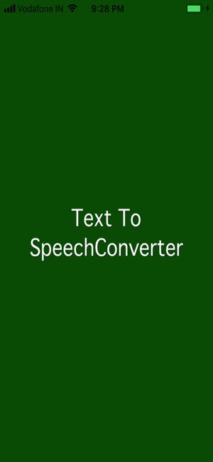 Text To Speech Converter App