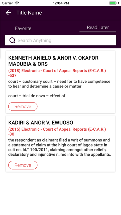 E-Court of Appeal Reports screenshot 4