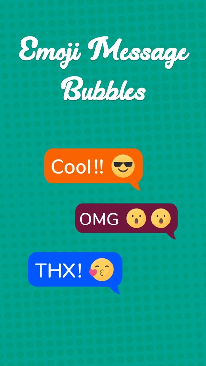 Emoji Message Bubbles