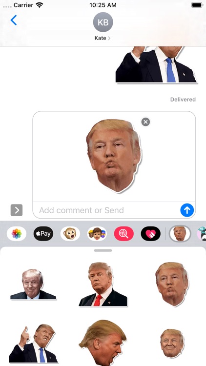 Trum-Kim-Merkel Stickers