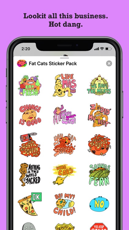 Fat Cats Sticker Pack screenshot-3