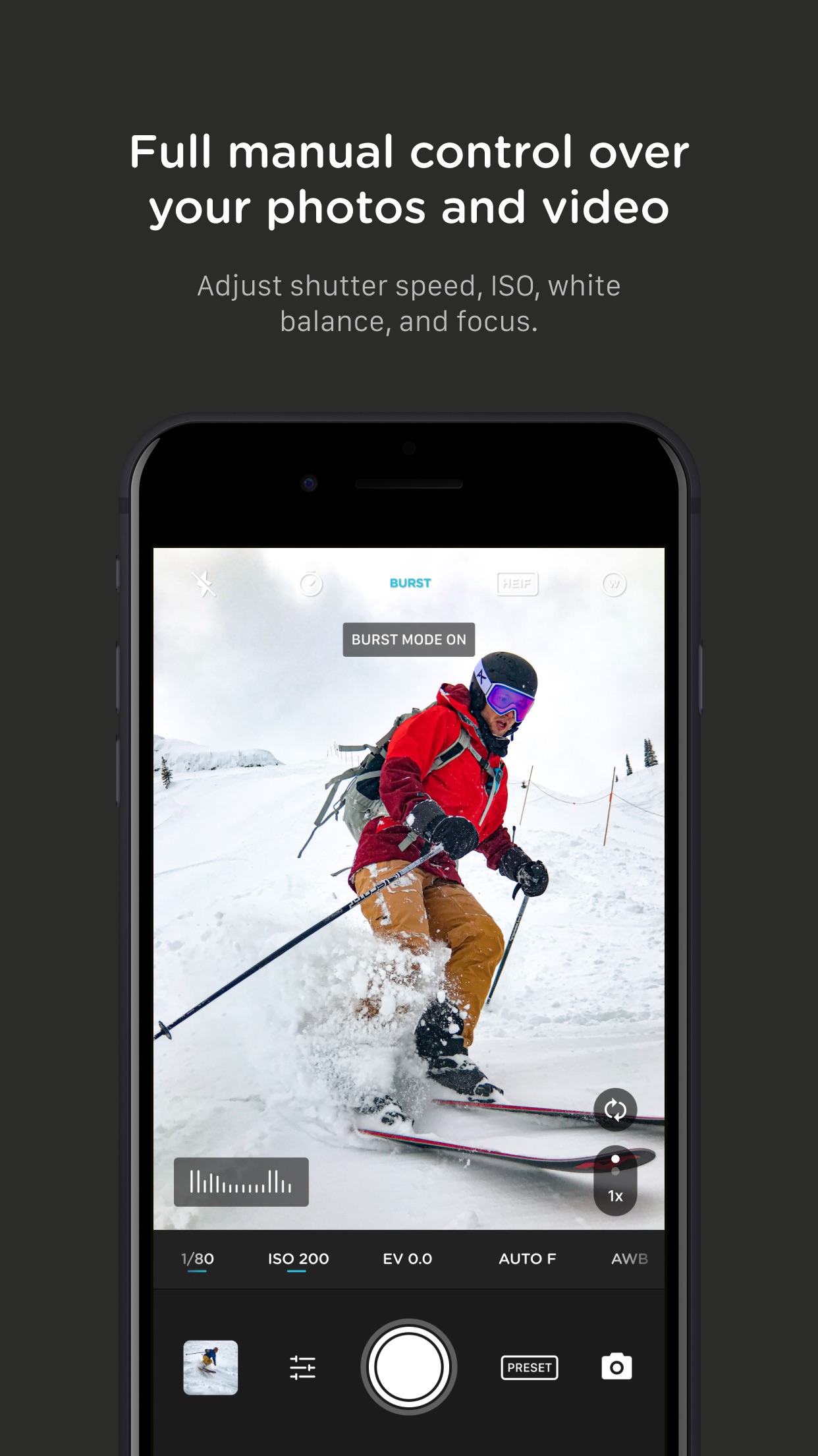 Screenshot do app Pro Camera by Moment