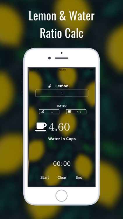 Lemon & Water - Ratio Calc