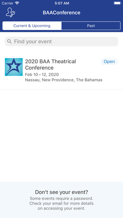 BAA Theatrical Conference screenshot 2