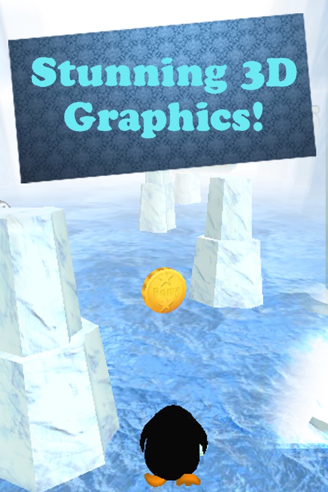 Penguin Run 3D HD screenshot 2