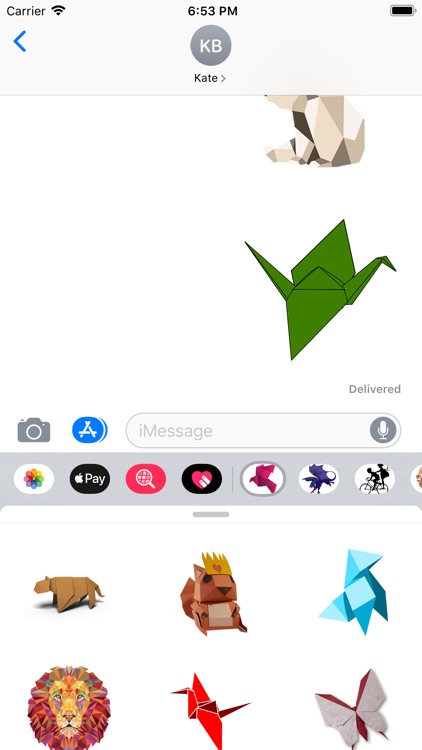 Origami Pack Stickers screenshot-3