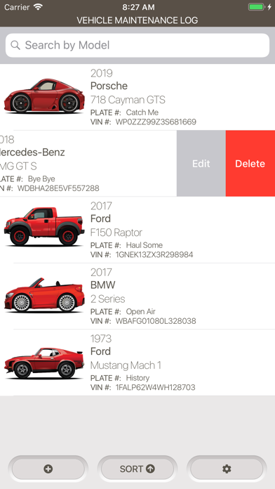 Vehicle Maintenance Log screenshot 2