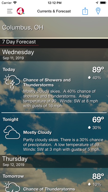 NBC4 Wx screenshot-4