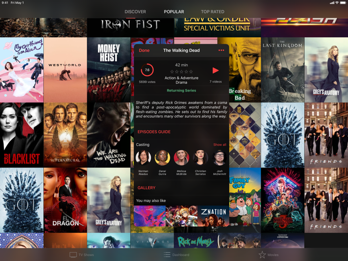 Action TV  Movies Tracker