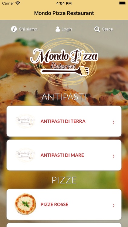 Mondo Pizza Restaurant