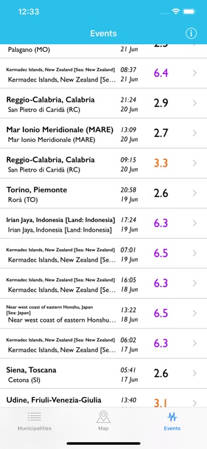 Terremoto - Notifiche e Mappe(圖2)-速報App