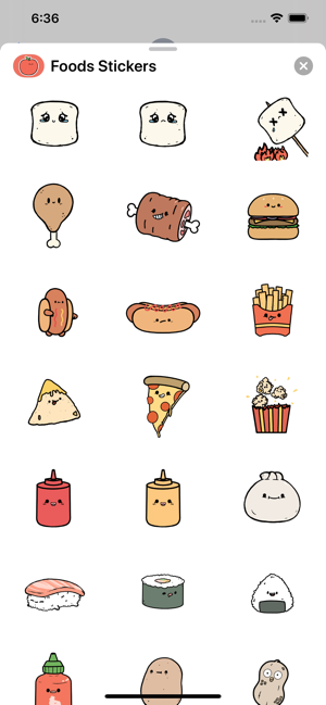 Foods: Aminal Stickers(圖3)-速報App