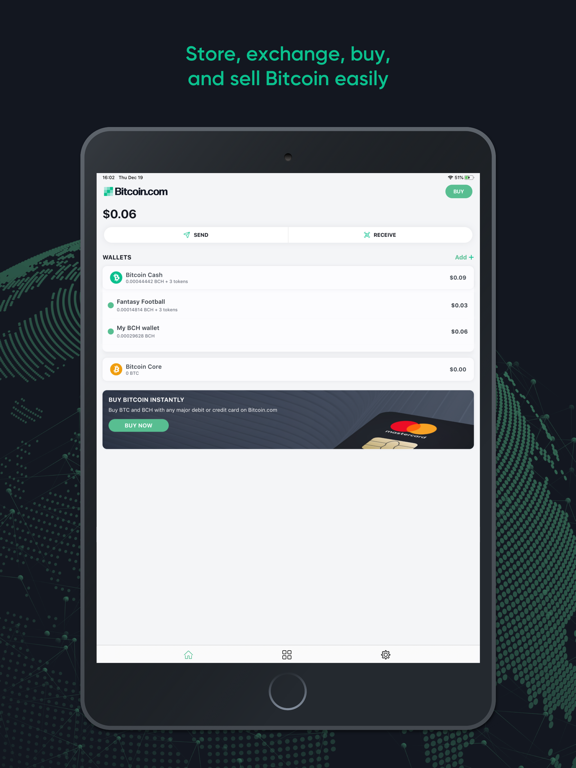 Bitcoin Wallet By Bitcoin.com screenshot