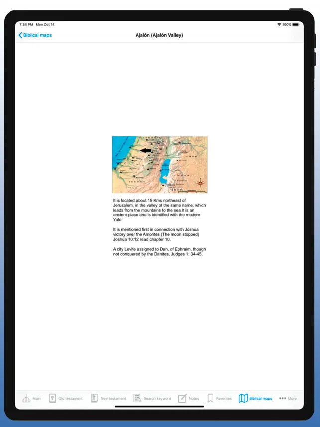 Screenshot 4 Biblia, Mapas & Comentarios iphone