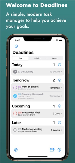 Deadlines: Modern Task Manager(圖1)-速報App