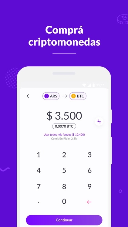 Ripio Bitcoin Wallet screenshot-4