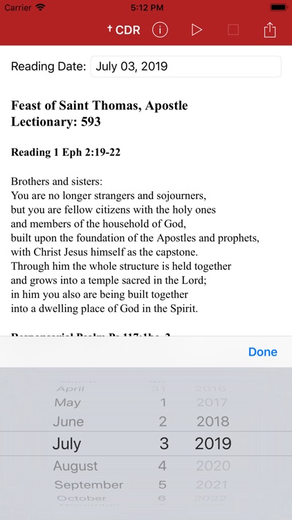 Catholic Daily Readings