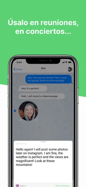 Screenshot 3 Voicepop - la voz en texto iphone