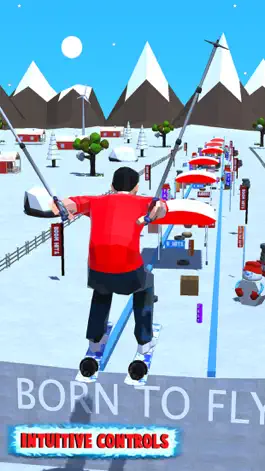 Game screenshot Mega Ramp Skiing Stunts apk