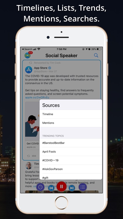 Social Speaker for Twitter screenshot-4