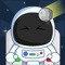 Our hero astro-not needs help for escape from asteroids and dangerous black holes in space