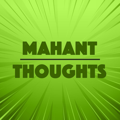 Mahant Thoughts