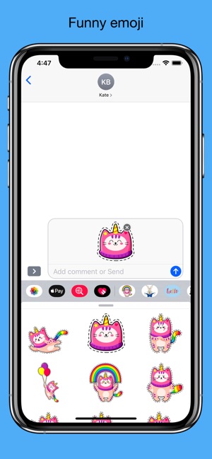 Unicorn Cat - Emoji & Stickers(圖3)-速報App