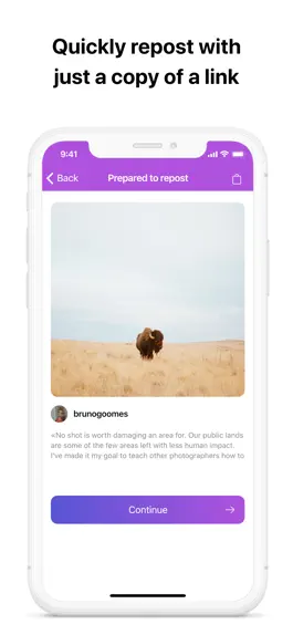 Game screenshot Regram - Pics repost hack
