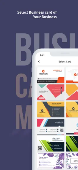 Game screenshot Business Card Maker E-card mod apk