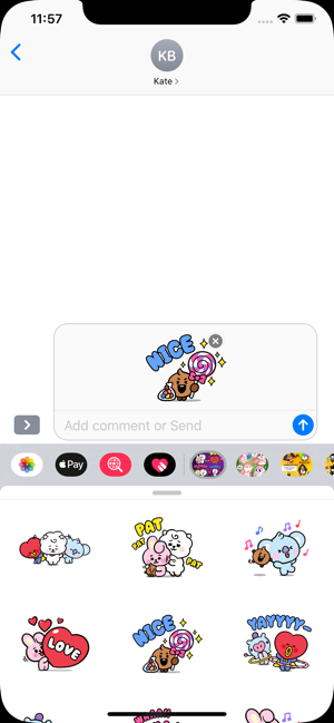 UNIVERSTAR BT21: Baby Stickers(圖1)-速報App