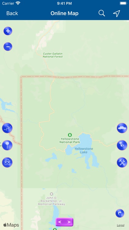 Yellowstone National Park Map! screenshot-1