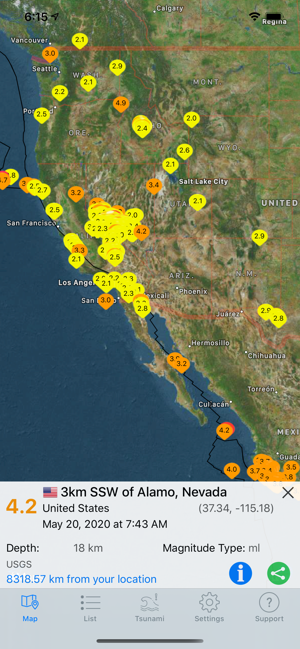 Earthquake Spotter