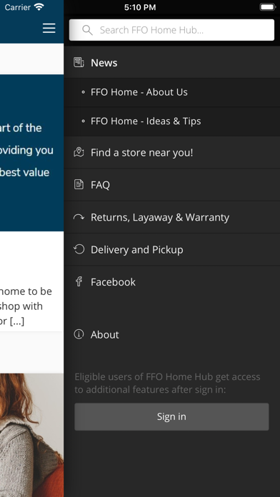 FFO Home Hub screenshot 2