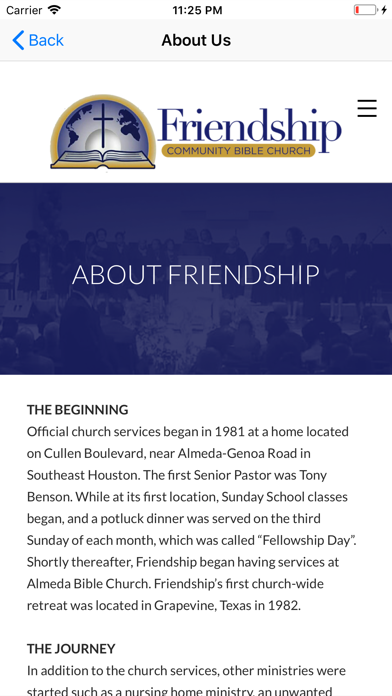 Friendship CB Church screenshot 4