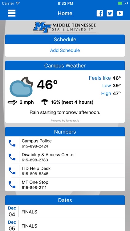 MTSU Mobile by Middle Tennessee State University